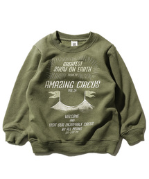 devirock（デビロック）の「デビラボ ロゴプリント裏起毛トレーナー（スウェット）」