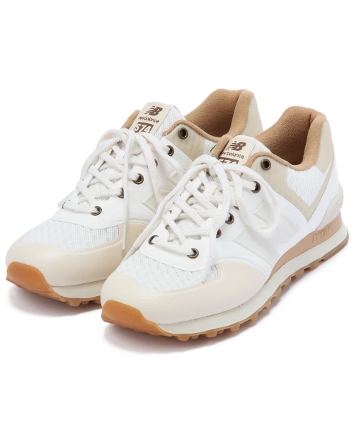 Another Edition(アナザーエディション)の「NB ML574 ◆(スニーカー・レディース・ホワイト/ダークグリーン・22.5cm/23.5cm/24.5cm)」の2枚目の写真