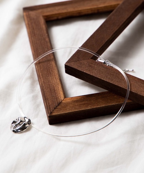 WEGO(ウィゴー)の「WEGO/クリアメタルチョーカー(チョーカー・レディース・ゴールド/シルバー・FREE)」の2枚目の写真