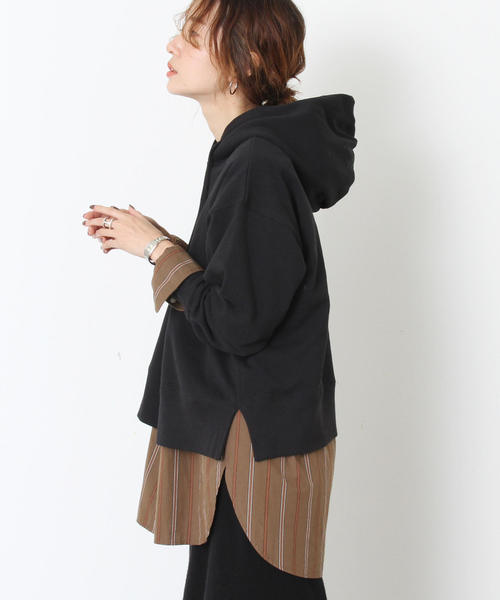 coen（コーエン）の「【WEB限定追加生産・ムック本掲載】ブロードバンドカラー ロングシャツ（シャツ/ブラウス・レディース・ブラウン/ホワイト/ロイヤルブルー・FREE）」の20枚目の写真