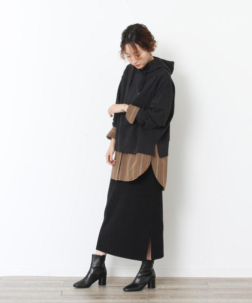 coen（コーエン）の「【WEB限定追加生産・ムック本掲載】ブロードバンドカラー ロングシャツ（シャツ/ブラウス・レディース・ブラウン/ホワイト/ロイヤルブルー・FREE）」の10枚目の写真