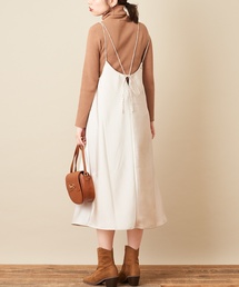 natural couture | サテン2WAYキャミワンピース(ワンピース)