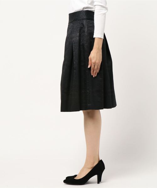 NARACAMICIE（ナラカミーチェ）の「ラメジャカードスカート（スカート・レディース・ブラック・SMALL/MEDIUM/LARGE）」の12枚目の写真