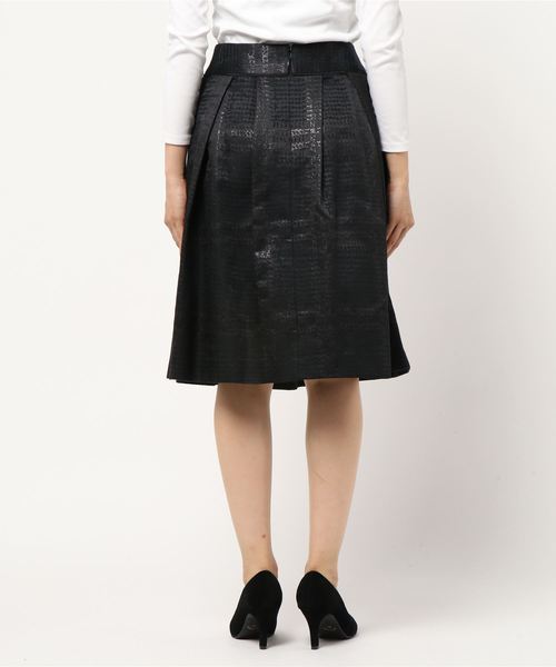 NARACAMICIE（ナラカミーチェ）の「ラメジャカードスカート（スカート・レディース・ブラック・SMALL/MEDIUM/LARGE）」の6枚目の写真