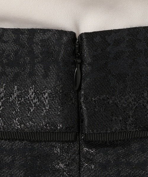 NARACAMICIE（ナラカミーチェ）の「ラメジャカードスカート（スカート・レディース・ブラック・SMALL/MEDIUM/LARGE）」の9枚目の写真