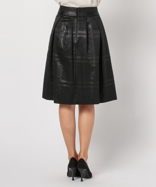 NARACAMICIE（ナラカミーチェ）の「ラメジャカードスカート（スカート・レディース・ブラック・SMALL/MEDIUM/LARGE）」の7枚目の写真
