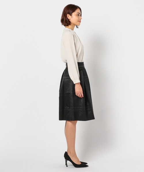 NARACAMICIE（ナラカミーチェ）の「ラメジャカードスカート（スカート・レディース・ブラック・SMALL/MEDIUM/LARGE）」の8枚目の写真