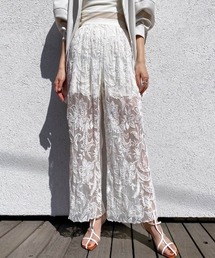 Ameri | MEDI EMBROIDERY TULLE PANTS(その他パンツ)