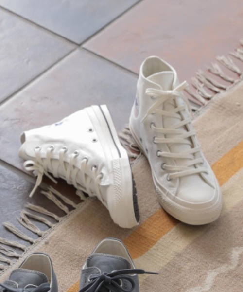 CONVERSE（コンバース）の「【コンバース】CONVERSE ALLSTAR コンバース　オールスター100スリップHi&Lo　ハイカットorローカットキャンバススニーカー　レディース（スニーカー・レディース・グレー/グレー系その他/ホワイト系その他/ホワイト・L/M/LL/S/3L）」の2枚目の写真