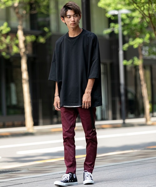 JILL BLAZE（ジルブレイズ）の「ストレッチ コットンツイル / カラー スキニー ベーシック アンクル パンツ（その他パンツ・メンズ・ホワイト/ブラック/チャコールグレー/ライトグレー/グレー系その他/グレー系その他2/ベージュ/カーキ/ネイビー/ワインレッド・M/L/LL）」の11枚目の写真