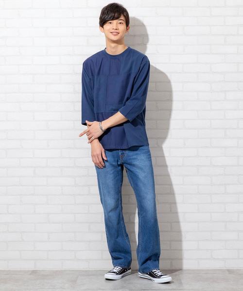 coen（コーエン）の「シューカットデニムパンツ（デニムパンツ・メンズ・ブラック/コバルトブルー・MEDIUM/LARGE/X-LARGE/SMALL）」の9枚目の写真