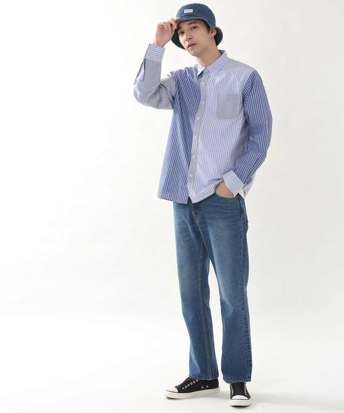 coen（コーエン）の「シューカットデニムパンツ（デニムパンツ・メンズ・ブラック/コバルトブルー・MEDIUM/LARGE/X-LARGE/SMALL）」の8枚目の写真