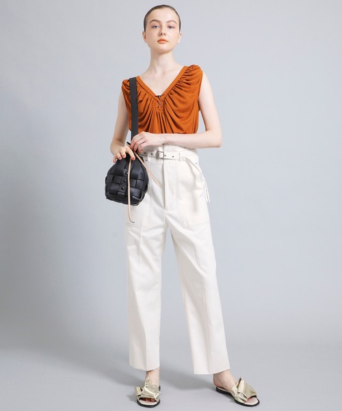 MARY AL TERNA（メアリオルターナ）の「【MARY AL TERNA(メアリオルターナ)】ハンドバッグ（ハンドバッグ・レディース・ブラック/ベージュ/グリーン・FREE）」の4枚目の写真