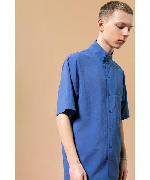 MONKEY TIME(モンキータイム)の「<monkey time> PE/TRO DOG EAR SSL/シャツ(シャツ/ブラウス・メンズ・ブラック/ベージュ/コバルトブルー・S/M/L/XL)」の10枚目の写真