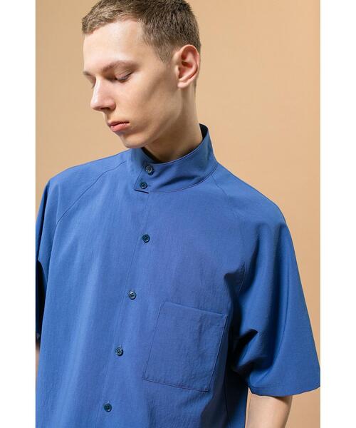 MONKEY TIME(モンキータイム)の「<monkey time> PE/TRO DOG EAR SSL/シャツ(シャツ/ブラウス・メンズ・ブラック/ベージュ/コバルトブルー・S/M/L/XL)」の9枚目の写真