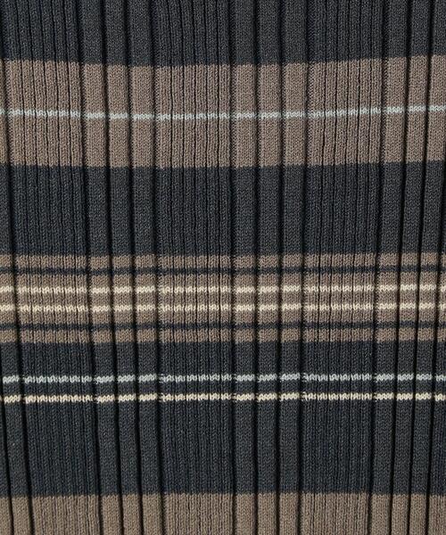 beautiful people（ビューティフルピープル）の「＜beautiful people＞リブボーダーカットソーΨо（Tシャツ/カットソー・レディース・ネイビー/ライム・36）」の7枚目の写真