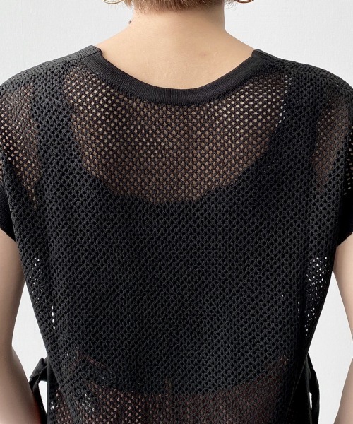 PAGEBOY（ページボーイ）の「メッシュアミニットベスト（ベスト・レディース・ブラック/グレイッシュベージュ・FREE）」の14枚目の写真