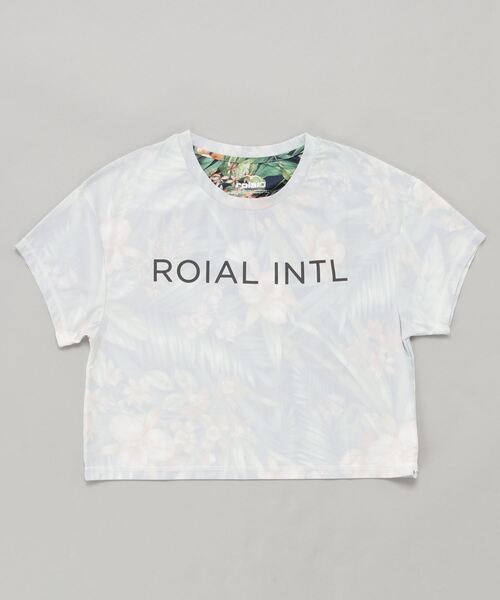 吸汗速乾 ブランドロゴプリント Roial ロイアル 紫外線対策 水着 着物 浴衣 ラッシュガード Tシャツ ラッシュガード R001grg02 Uｖカット 吸汗速乾 抗菌防臭 Roial ロイアル のファッション