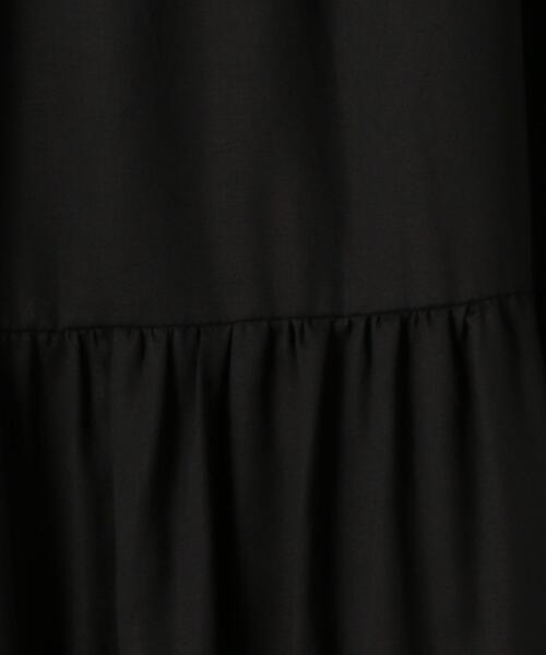 BEAUTY&YOUTH UNITED ARROWS(ビューティーアンドユースユナイテッドアローズ)の「BY コットンジョーゼットティアードマキシスカート о(スカート・レディース・オリーブ/ブラック/パープル/ダークブラウン・MEDIUM/SMALL)」の15枚目の写真