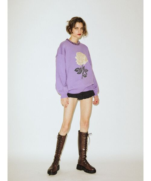 jouetie（ジュエティ）の「レースアップスニーカーソールブーツ（ブーツ・レディース・ブラック/ベージュ/ブラウン・M/L）」の8枚目の写真