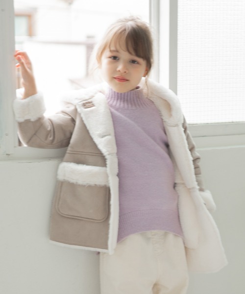 セール キッズ フワフワムートンコート 48 ムートンコート Global Work グローバルワーク のファッション通販 Zozotown