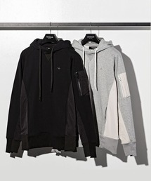 1piu1uguale3 RELAX | 裏毛切り替えプルオーバーパーカー(パーカー)