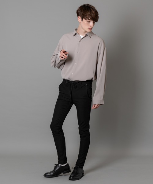 PGG パーリーゲイツ パンツ ストレッチ スキニー グレー 厚手 ニット PGG パーリーゲイツ パンツ ストレッチ スキニー グレー 厚手