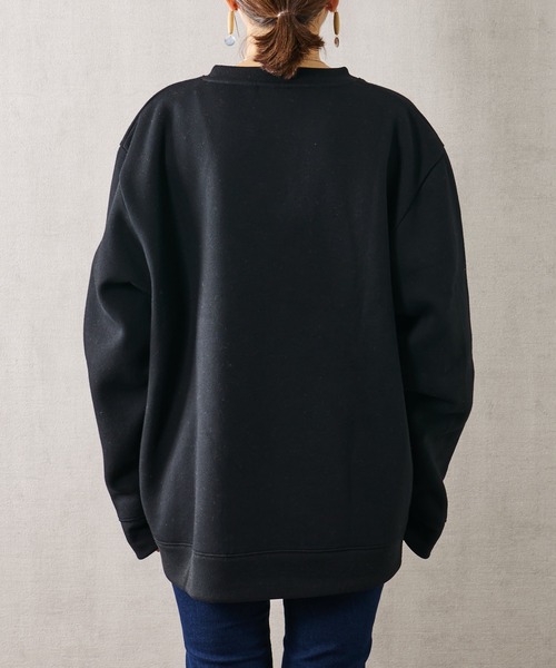 FRANKLIN & MARSHALL(フランクリンマーシャル)の「FRANKLIN & MARSHALLxFREAK'S STORE/フランクリンマーシャル フリークスストア別注ビッグシルエットクルーネックスウェット(スウェット・レディース・ブラック/グレー/グレイッシュベージュ・マルチサイズ)」の12枚目の写真