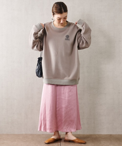 FRANKLIN & MARSHALL(フランクリンマーシャル)の「FRANKLIN & MARSHALLxFREAK'S STORE/フランクリンマーシャル フリークスストア別注ビッグシルエットクルーネックスウェット(スウェット・レディース・ブラック/グレー/グレイッシュベージュ・マルチサイズ)」の17枚目の写真