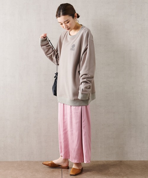 FRANKLIN & MARSHALL(フランクリンマーシャル)の「FRANKLIN & MARSHALLxFREAK'S STORE/フランクリンマーシャル フリークスストア別注ビッグシルエットクルーネックスウェット(スウェット・レディース・ブラック/グレー/グレイッシュベージュ・マルチサイズ)」の18枚目の写真