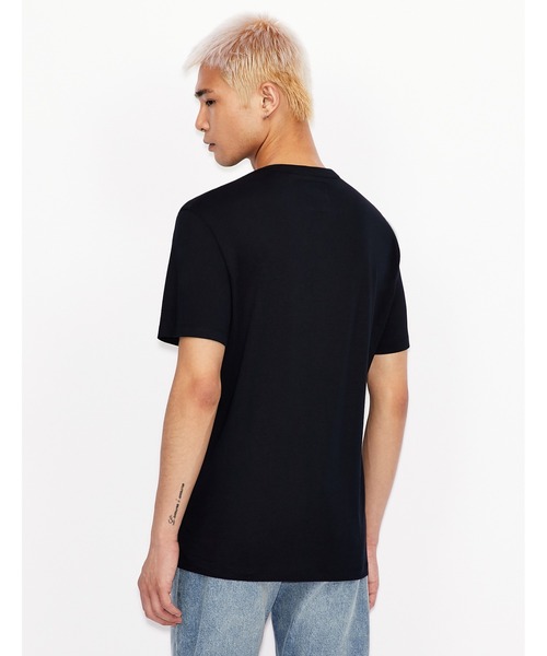 ARMANI EXCHANGE（アルマーニエクスチェンジ）の「【A|Xアルマーニ エクスチェンジ】ICON 半袖Ｔシャツ/REGULAR（Tシャツ/カットソー・メンズ・ネイビー・MEDIUM/X-LARGE/X-SMALL/LARGE/SMALL）」の5枚目の写真