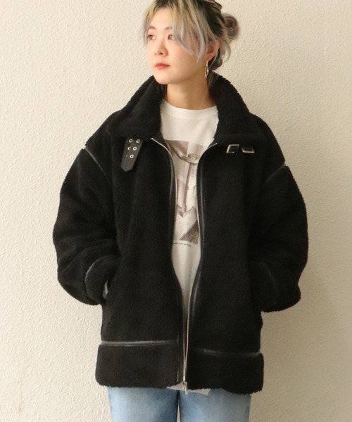 notch.（ノッチ）の「ボアフライトジャケット（ブルゾン）」 - WEAR 