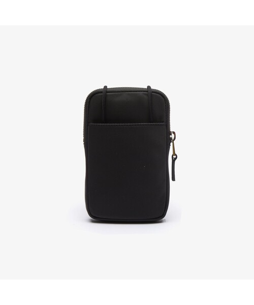 L.12.12 CUIR ANIMAネームレタリングレザースマホウォレット