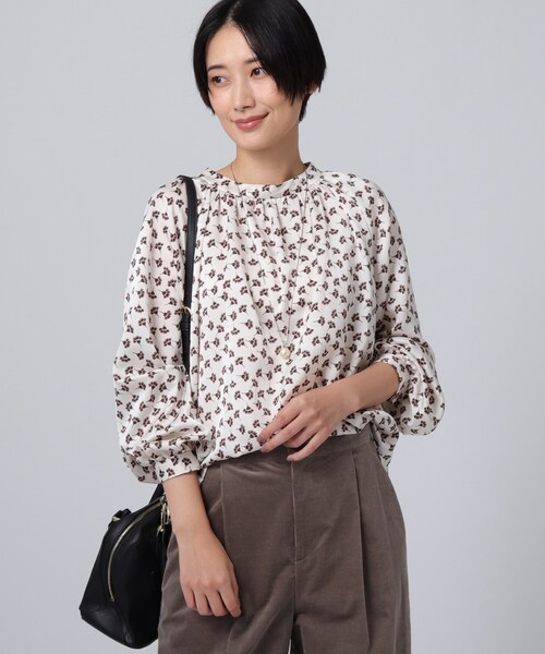 セール L 洗える ヴィンテージフローラルプリントブラウス シャツ ブラウス Untitled アンタイトル のファッション通販 Zozotown