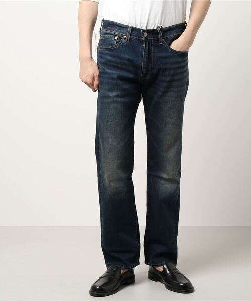 Levi's(リーバイス)の「【LEVI'S/リーバイス】505WARM デニム 軽量保温素材 高い断熱効果 スリムなストレートシルエット(デニムパンツ・メンズ・その他1/ブルー/ワンウォッシュ/ブルー系その他・28inch/30inch/31inch/32inch/34inch/29inch/33inch)」の2枚目の写真