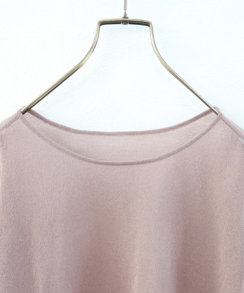 Avvenente(アベネンテ)の「【Avvenente】シアールーズニット(ニット/セーター・レディース・アイボリー/ブラック/ベージュ/グリーン・M)」の9枚目の写真