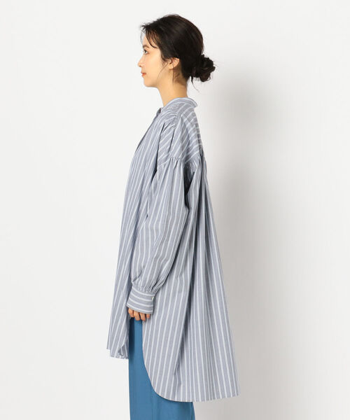 NOLLEY’S(ノーリーズ)の「タイプライターギャザーロングシャツ(シャツ/ブラウス・レディース・ホワイト/ブルー系その他3・FREE)」の17枚目の写真