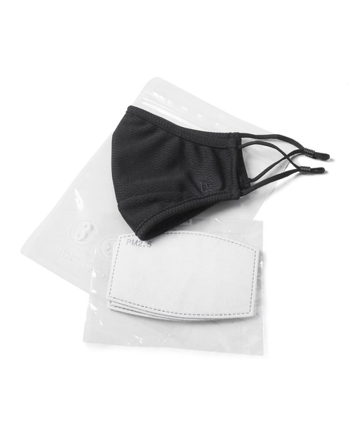 NEW ERA（ニューエラ）の「NEW ERA WAIPER別注 ロゴエンブロイダリー マスク（マスク・メンズ・ブラック/ゴールド・FREE）」の8枚目の写真