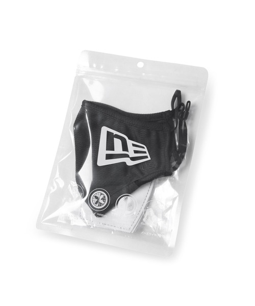 NEW ERA（ニューエラ）の「NEW ERA WAIPER別注 ロゴエンブロイダリー マスク（マスク・メンズ・ブラック/ゴールド・FREE）」の6枚目の写真