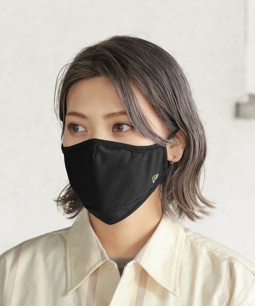 NEW ERA（ニューエラ）の「NEW ERA WAIPER別注 ロゴエンブロイダリー マスク（マスク・メンズ・ブラック/ゴールド・FREE）」の19枚目の写真