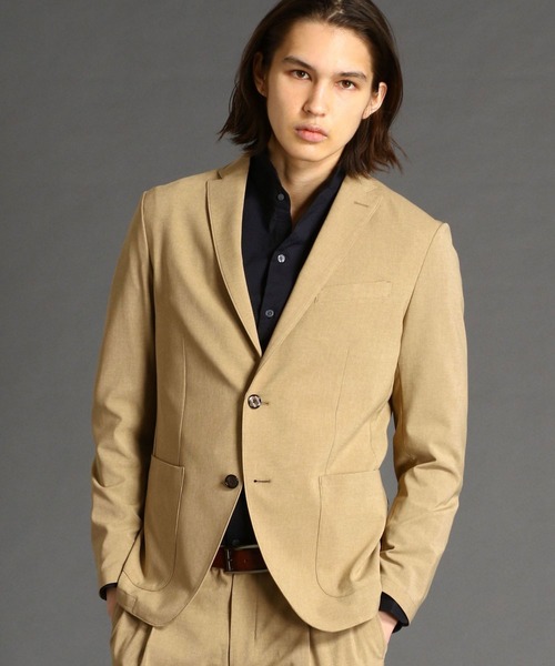 MONSIEUR NICOLE(ムッシュニコル)の「吸水速乾&防シワジャケット(テーラードジャケット・メンズ・ブラック/ベージュ/グレー/その他1・MEDIUM/LARGE/X-LARGE)」の4枚目の写真