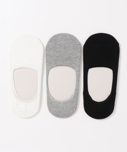 FRUIT OF THE LOOM(フルーツオブザルーム)の「【FRUIT OF THE LOOM】 インステップ 無地 3P SOX(ソックス/靴下・メンズ・ホワイト/ブラック/マルチ・FREE)」の3枚目の写真