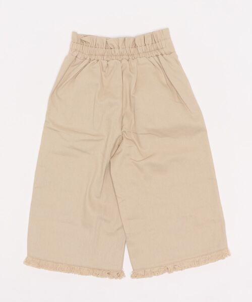 ikka（イッカ）の「カツラギカラーワイドパンツ(120~160cm)（その他パンツ・キッズ・ベージュ/グリーン・140/120/150/130/160）」の5枚目の写真