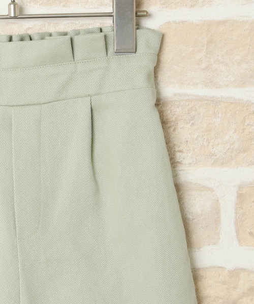 ikka（イッカ）の「カツラギカラーワイドパンツ(120~160cm)（その他パンツ・キッズ・ベージュ/グリーン・140/120/150/130/160）」の4枚目の写真