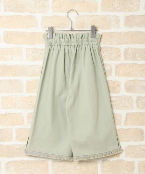ikka（イッカ）の「カツラギカラーワイドパンツ(120~160cm)（その他パンツ・キッズ・ベージュ/グリーン・140/120/150/130/160）」の9枚目の写真