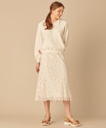 美品☆TOCCA トッカ☆ A スカート 4 TOCCA(トッカ) TOCCA 花柄スカート ホワイト レディース