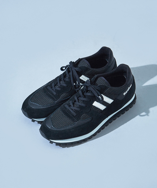 【別注/ZDA】レザーラインスニーカー 2200PH セール】【別注/ZDA】ナイロンライン レザースニーカー 2200PH