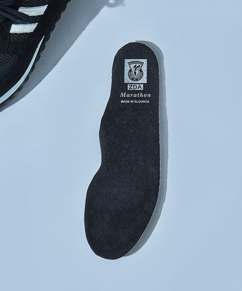 ZDA(ゼットディーエー)の「【別注/ZDA】ナイロンライン レザースニーカー 2200PH(スニーカー・メンズ・ブラック/ホワイト系その他・44/40/41/42/43/45)」の18枚目の写真