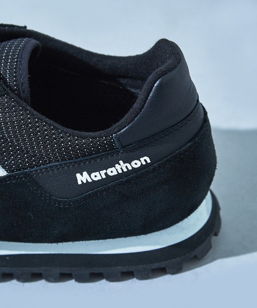 セール】【別注/ZDA】ナイロンライン レザースニーカー 2200PH