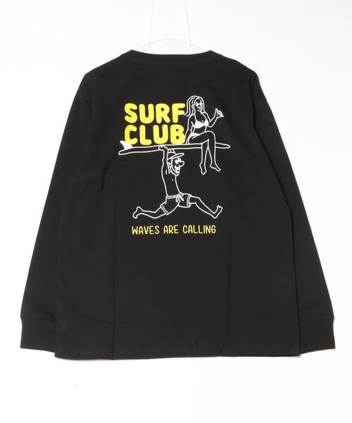Bling Leads（ブリングリーズ）の「16/- 天竺 イラストプリント クルーネック ロング Tシャツ（Tシャツ/カットソー・メンズ・ブラック/杢グレー/ホワイト・L/M）」の5枚目の写真